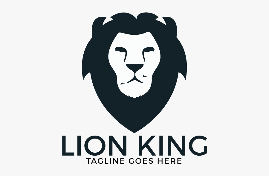 Lion Head Logo Design - Illustration, Transparent Clipart