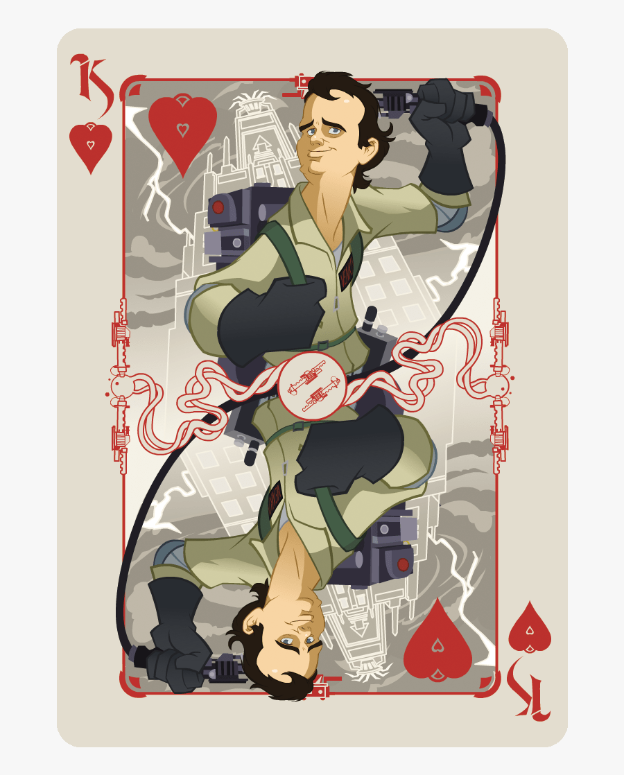 Ghostbusters Playing Card, Transparent Clipart