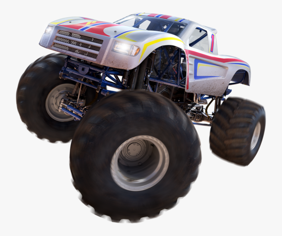 Monster Truck, Transparent Clipart