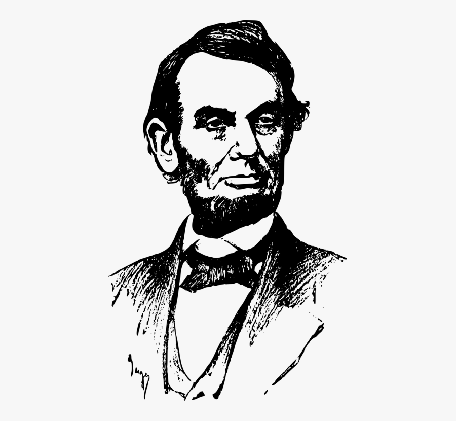 Beard,head,art - Transparent Abraham Lincoln Clipart, Transparent Clipart