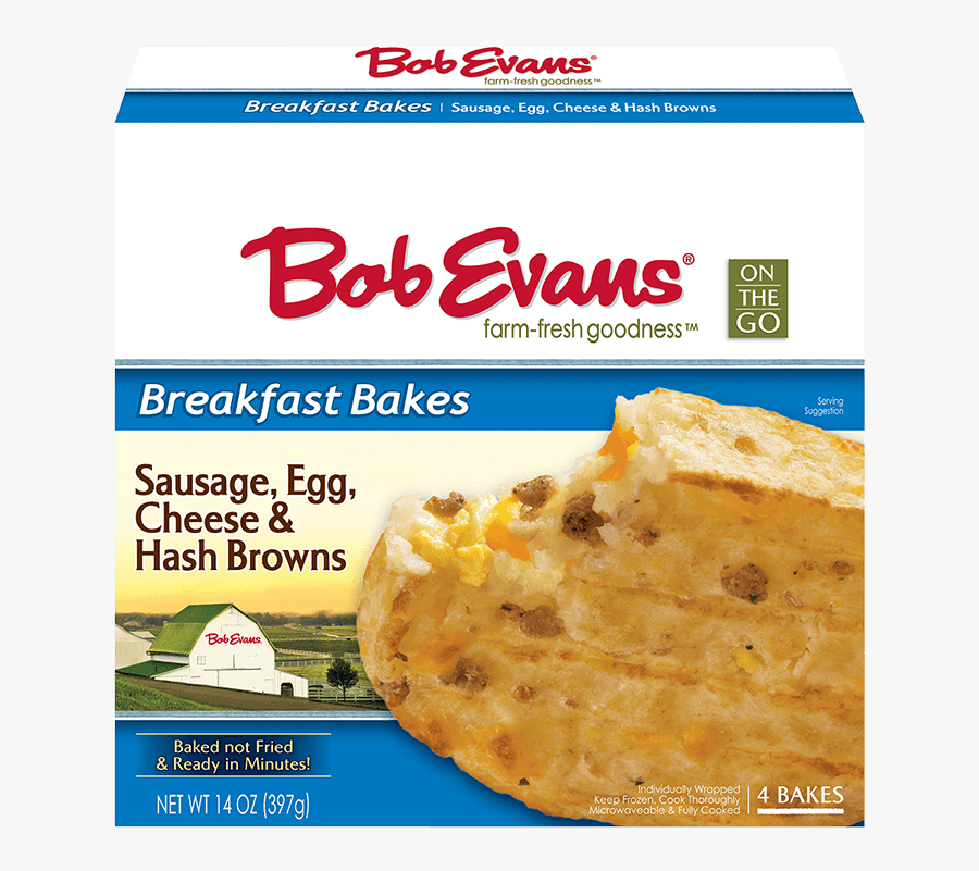 Bob Evans Sausage Egg & Cheese Breakfast Bake - Bob Evans Garlic Mashed Potatoes, Transparent Clipart