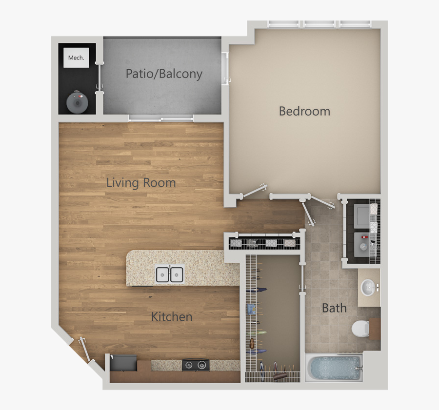 A2 - Floor Plan, Transparent Clipart