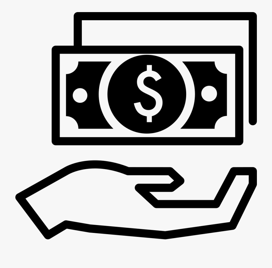 Hand Cash Circular Symbol - Cash Symbol , Free Transparent Clipart