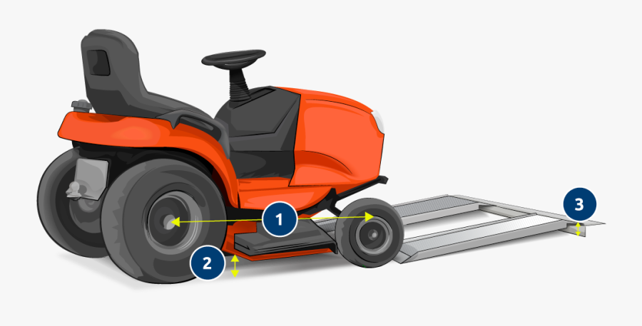 Lawn Tractor Ramp Calculator Infographic - Tractor, Transparent Clipart