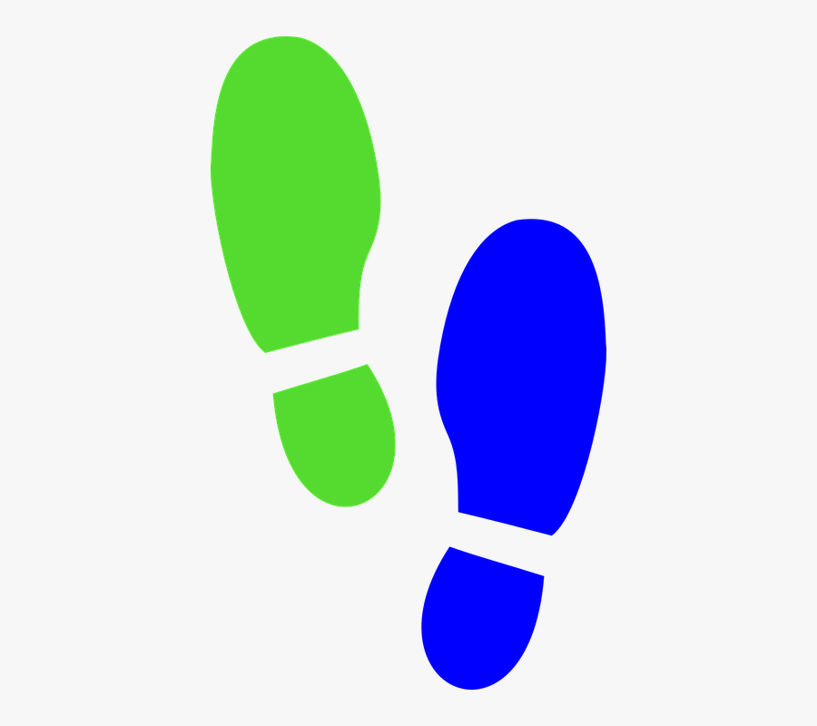 Transparent Shoe Footprints Png - Clip Art Shoe Prints, Transparent Clipart