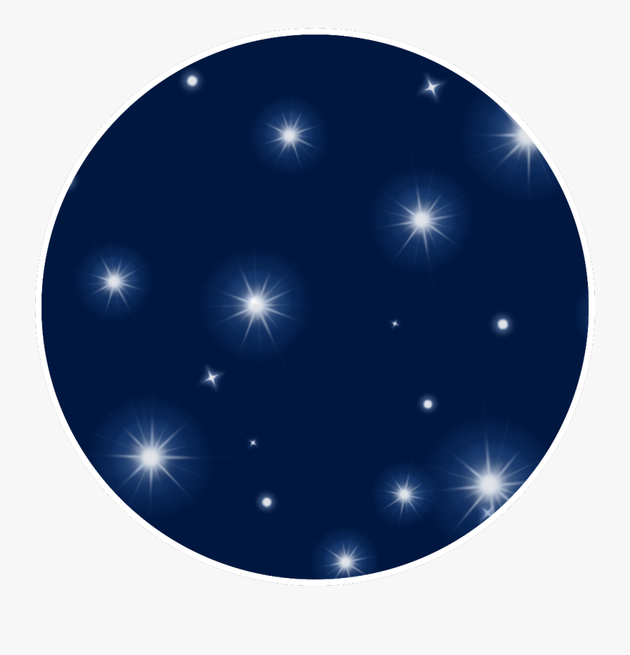 #night #stars #nighttime #freetoedit - Circle, Transparent Clipart