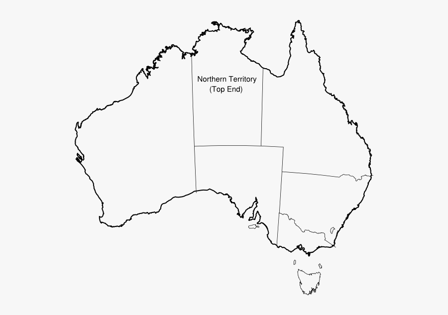 Blank Map Of Australia Free Transparent Clipart Clipartkey