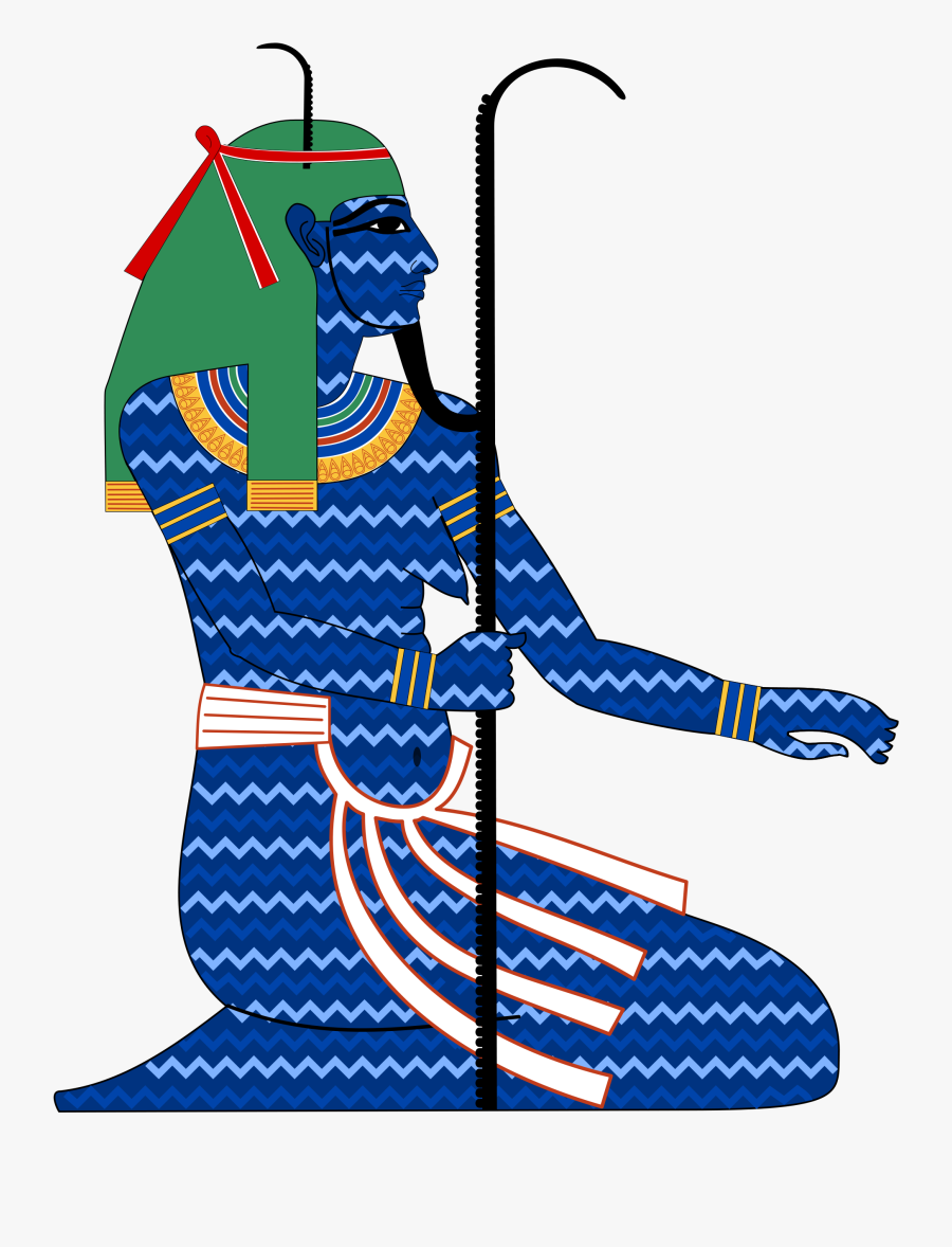 Nun Egyptian God Clipart , Png Download - Hapi God, Transparent Clipart