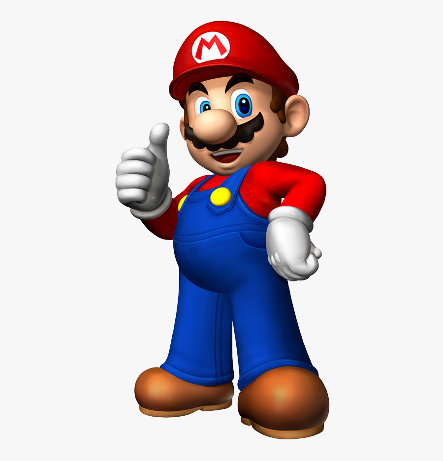 Mario Clipart High Resolution - Super Mario Thumbs Up, Transparent Clipart