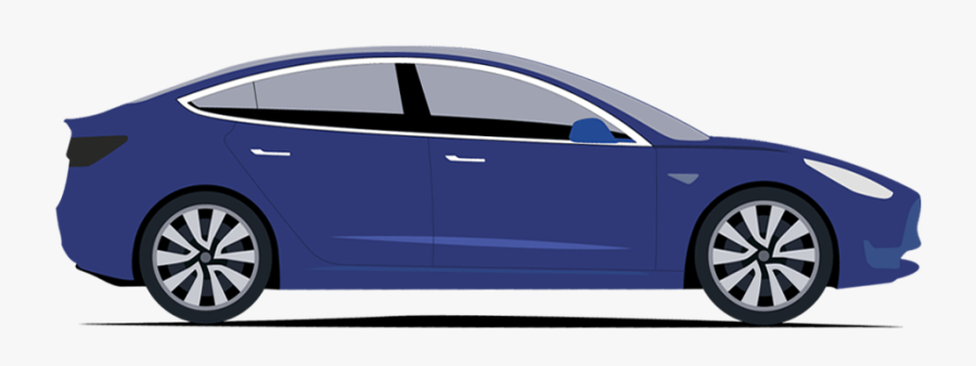 Tesla Clipart Speed Car - Tesla Model 3 Clip Art, Transparent Clipart