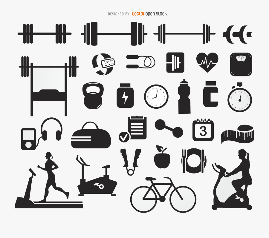 Centre Bodybuilding Icon Creative - Fitness Background Icon Png, Transparent Clipart