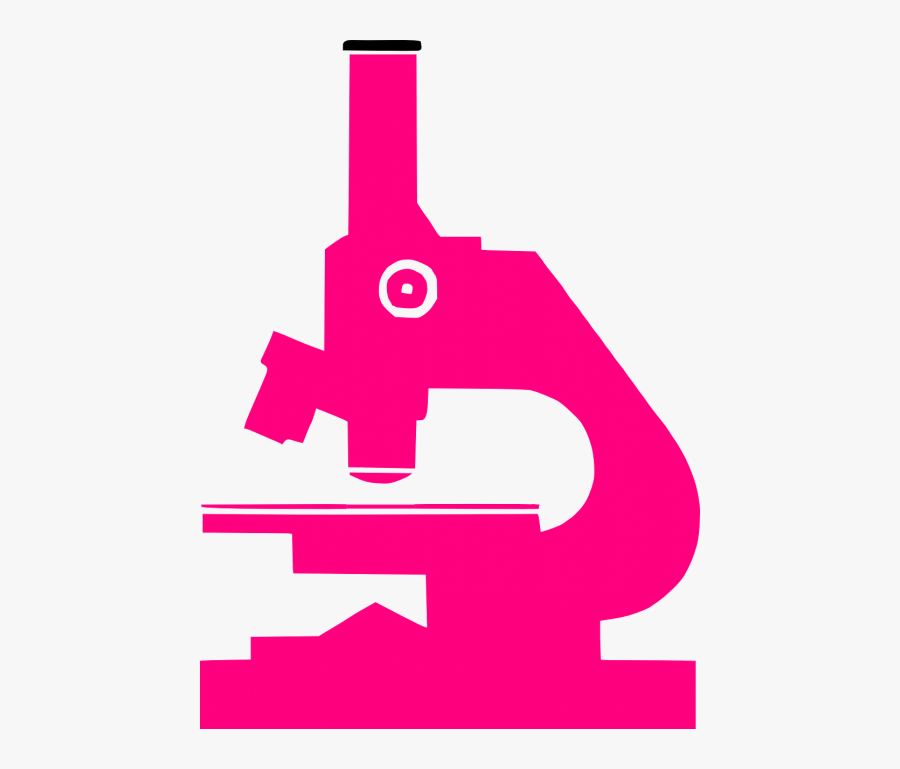 Science Microscope Pink - Microscope Clip Art, Transparent Clipart