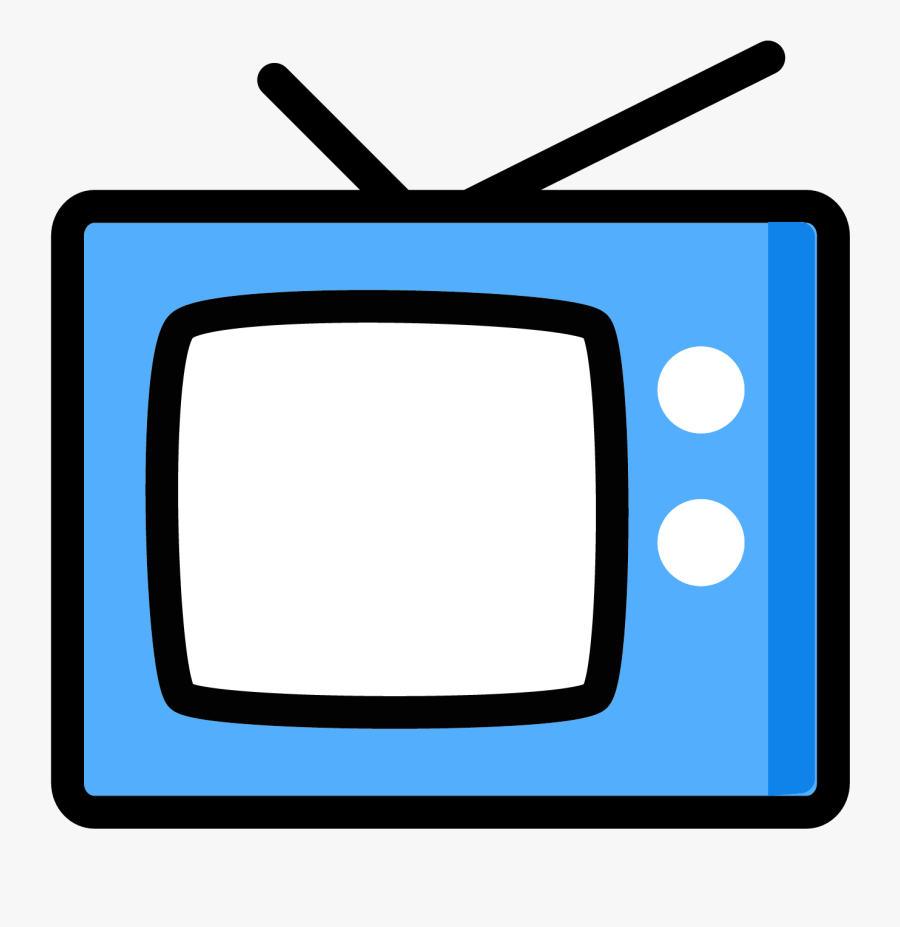 Television Clipart Tv Broadcasting - Tv Vector Png, Transparent Clipart
