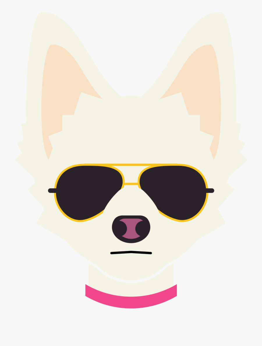 Ella Bean The - Dog With Glasses Transparent, Transparent Clipart
