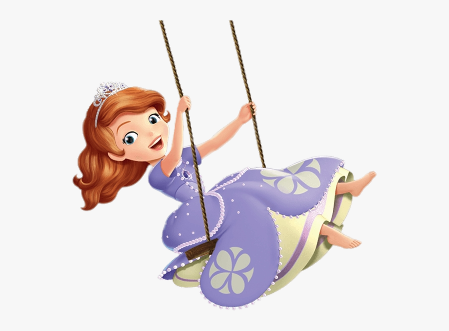 Sofia The First On Swing - Sofia The First Png , Free Transparent