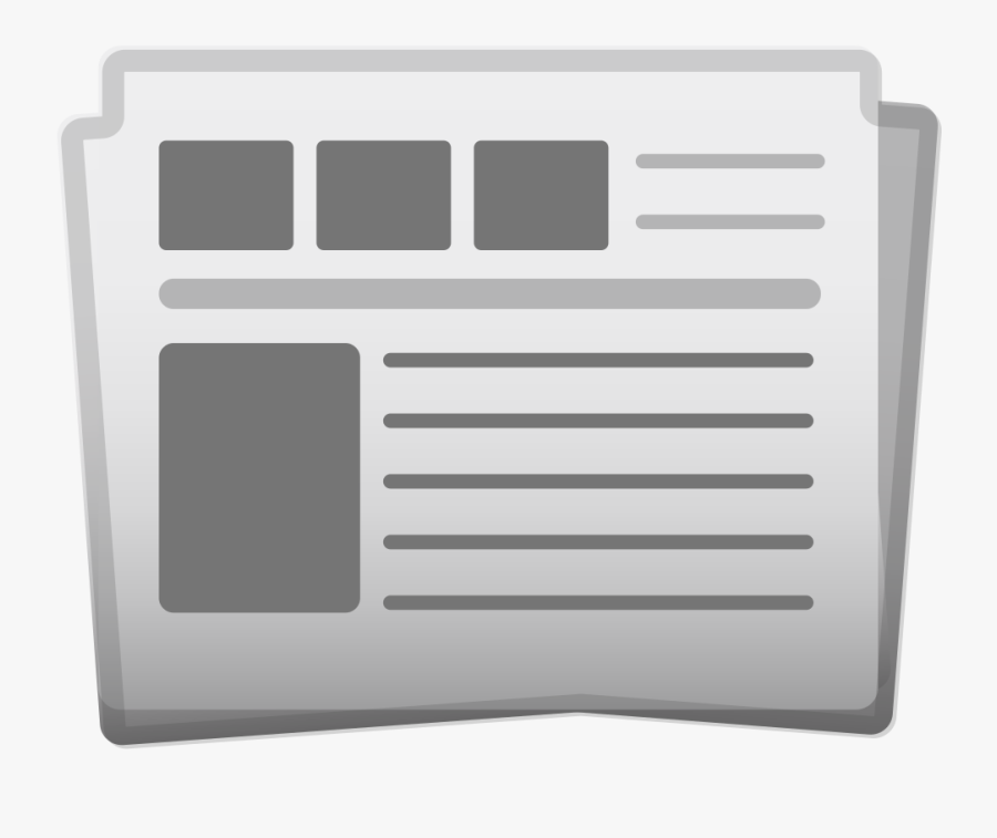 Newspaper Icon - Noto Fonts, Transparent Clipart