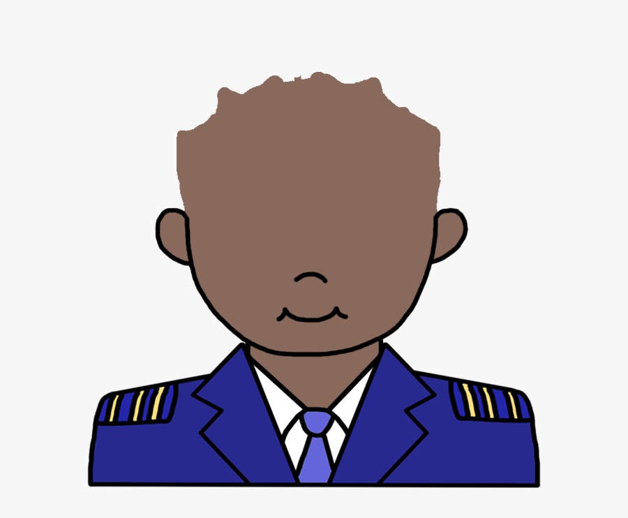 Airplane Pilot Fill In The Blank Thank You Notes For - Cartoon, Transparent Clipart