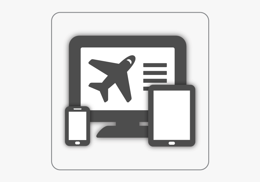 Travel & Booking Icon Png, Transparent Clipart