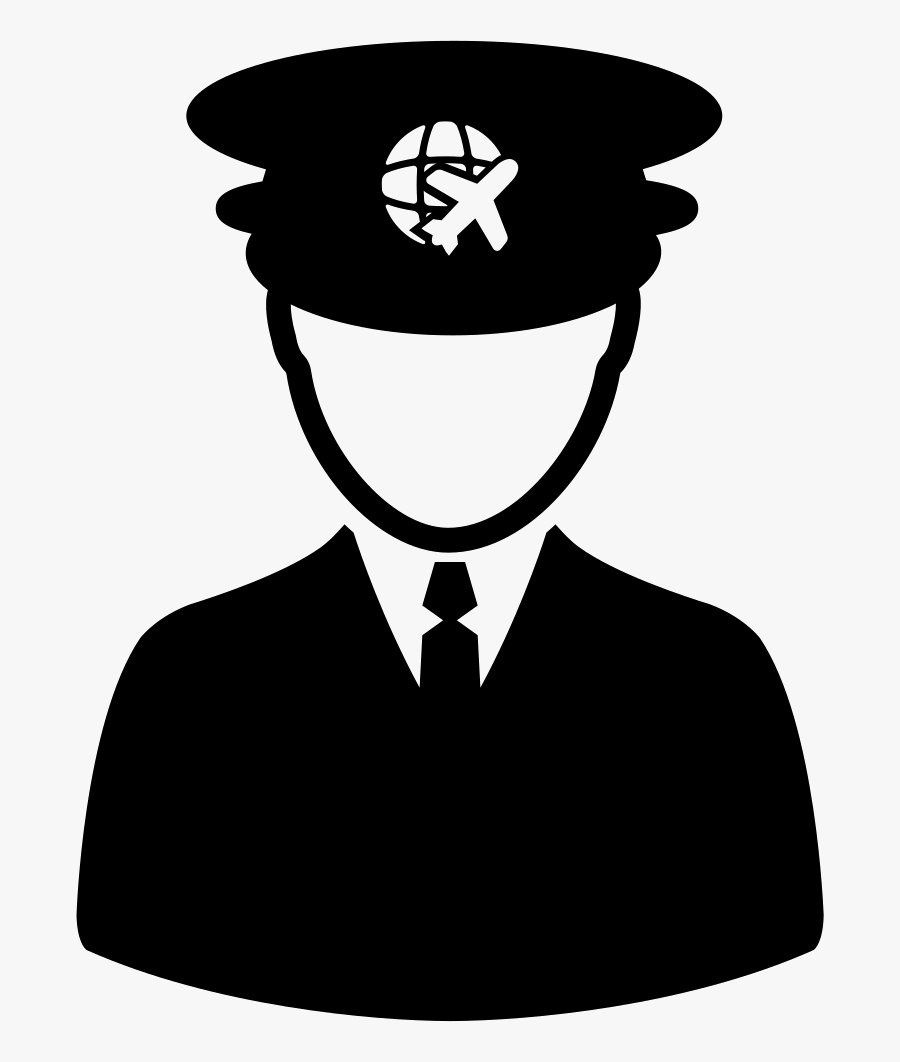 Pilot Of Airplane - Pilot Icon Png, Transparent Clipart