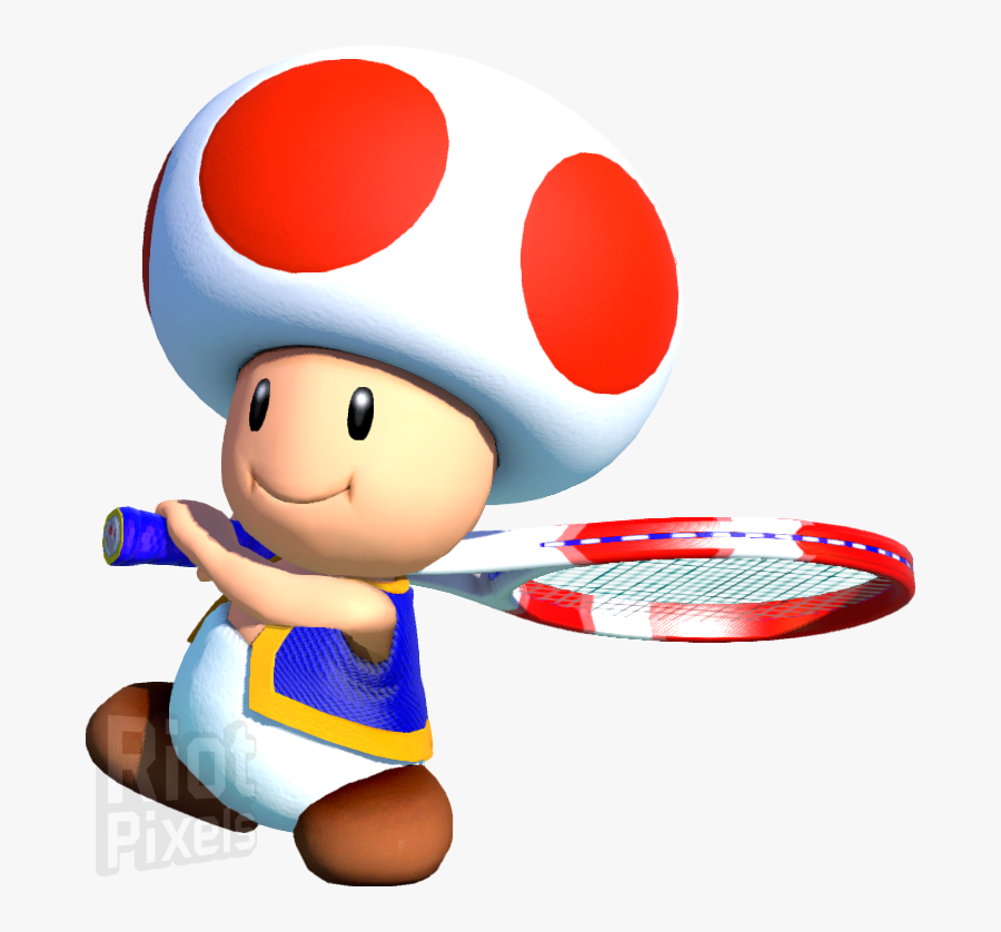 Mario Tennis Aces Toad, Transparent Clipart