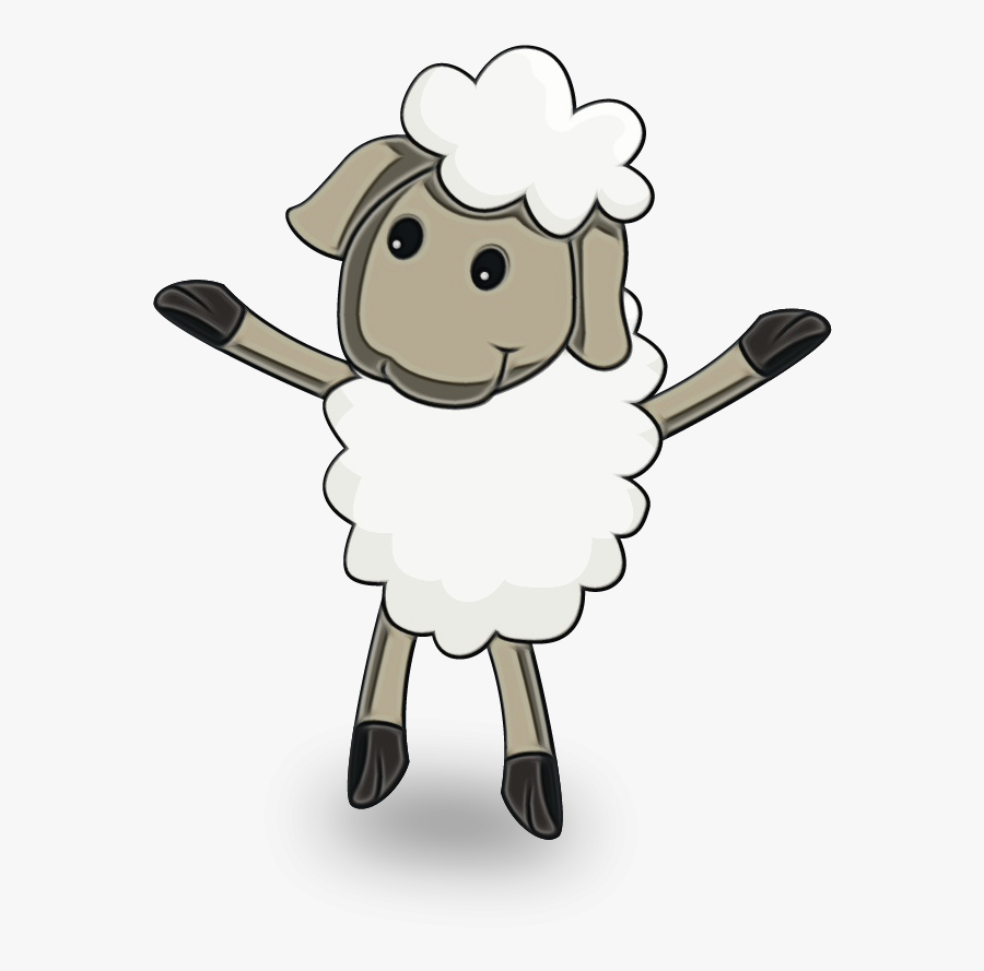 #sheep #eidaladha #eidsaeed #eidmubarak #eid #aladha - Cute Cartoon Ovelha Png, Transparent Clipart