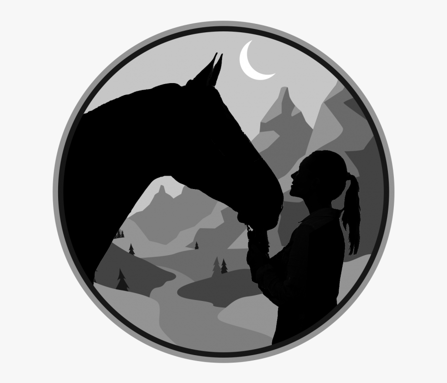 Mountain River Youth Ranch Icon For 2015 Redesigned - Mountain And Horse Icon, Transparent Clipart