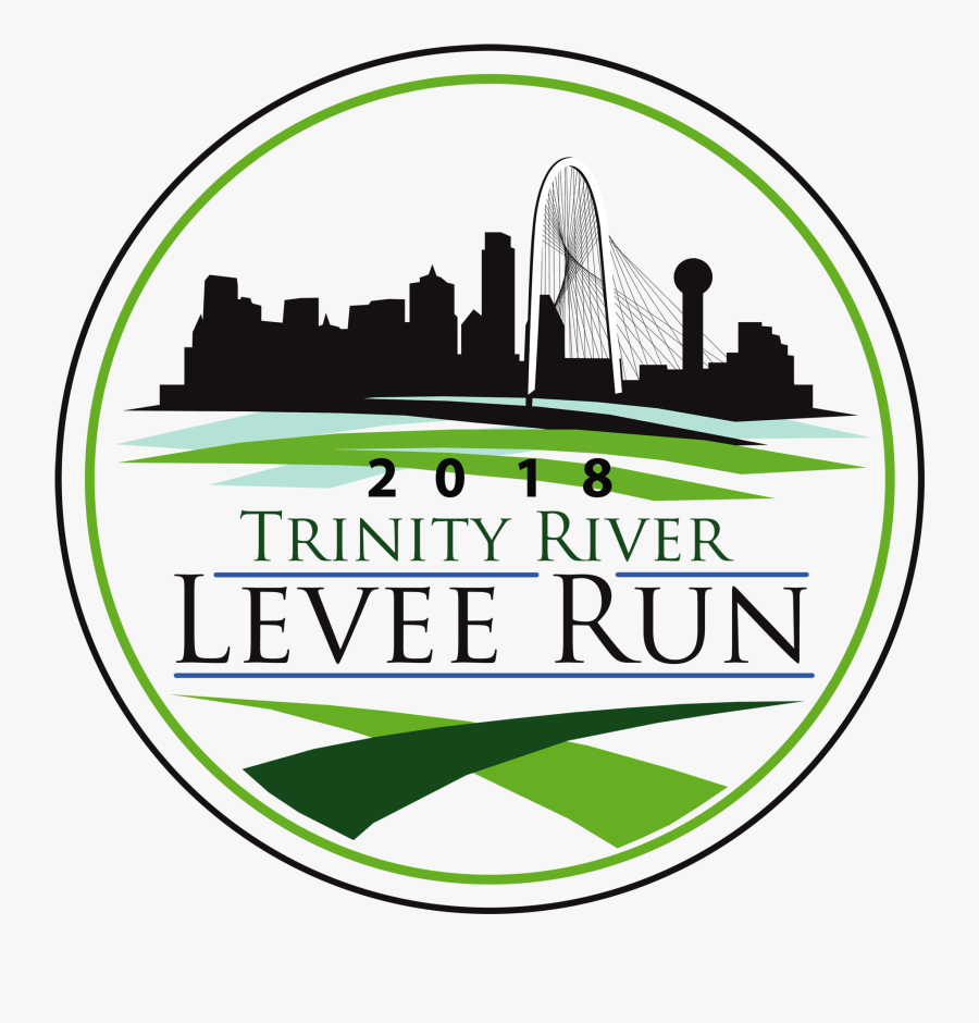 Trinity River Levee Run, Transparent Clipart