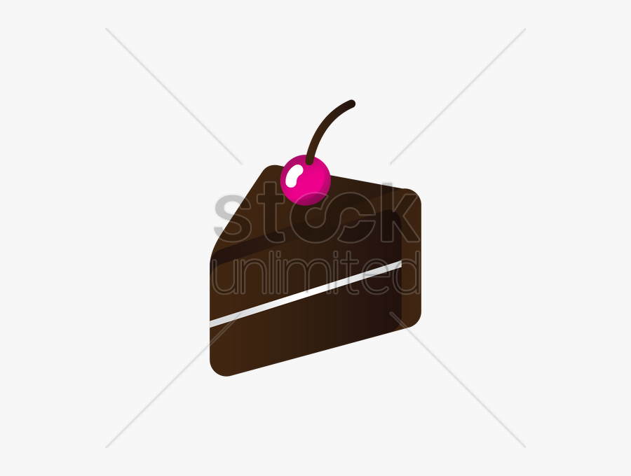 Slice Of Chocolate Cake Clipart, Transparent Clipart