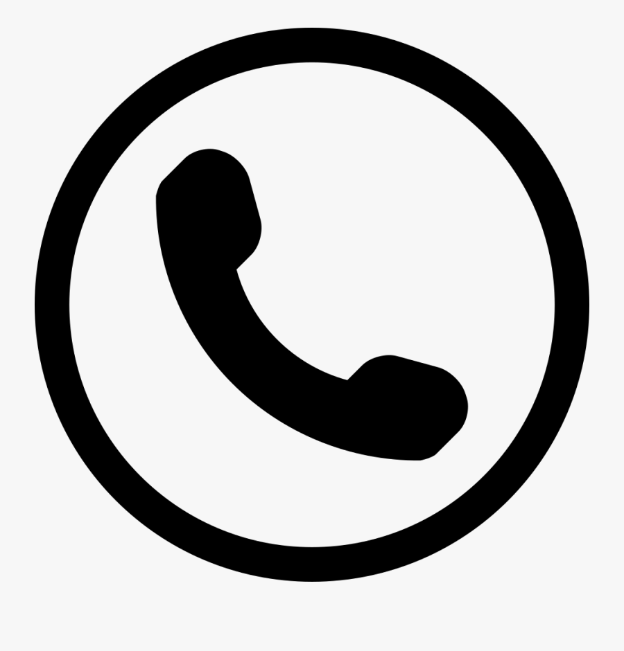 Phone Icons 80 Free Icons - Phone Symbol In Circle, Transparent Clipart