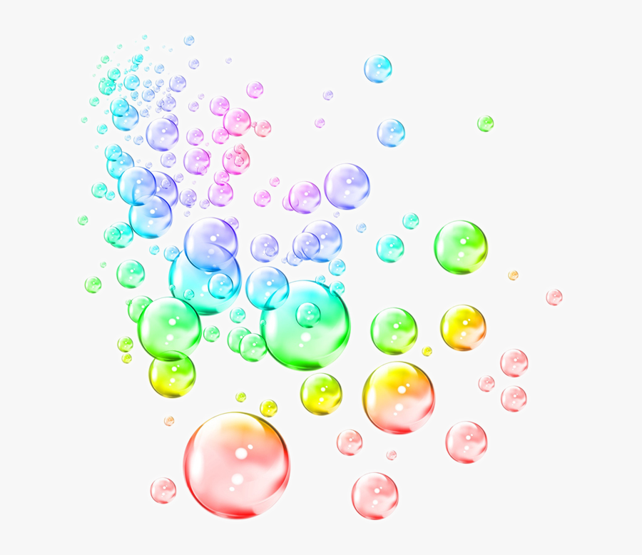 Bubble Clipart Rainbow - Soap Bubbles, Transparent Clipart