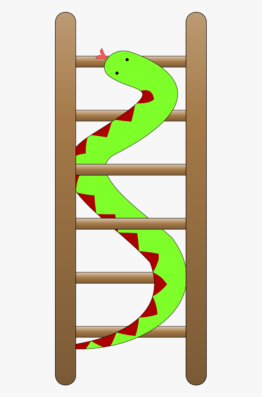 Snake Ladder Green Free Photo - Snakes And Ladders Clipart , Free ...