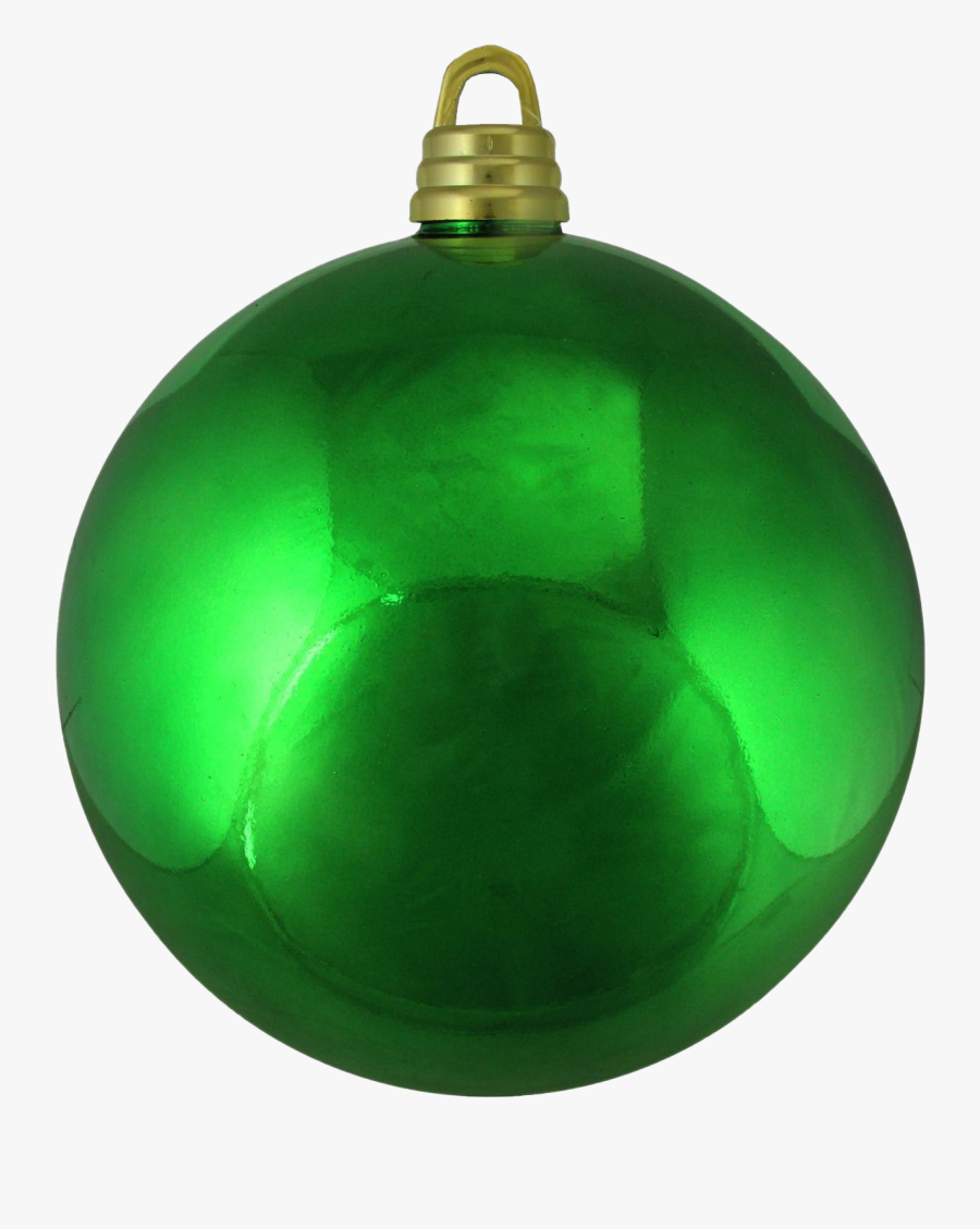 Single Green Christmas Ball Png Clipart - Christmas Decorations Green Christmas Balls, Transparent Clipart