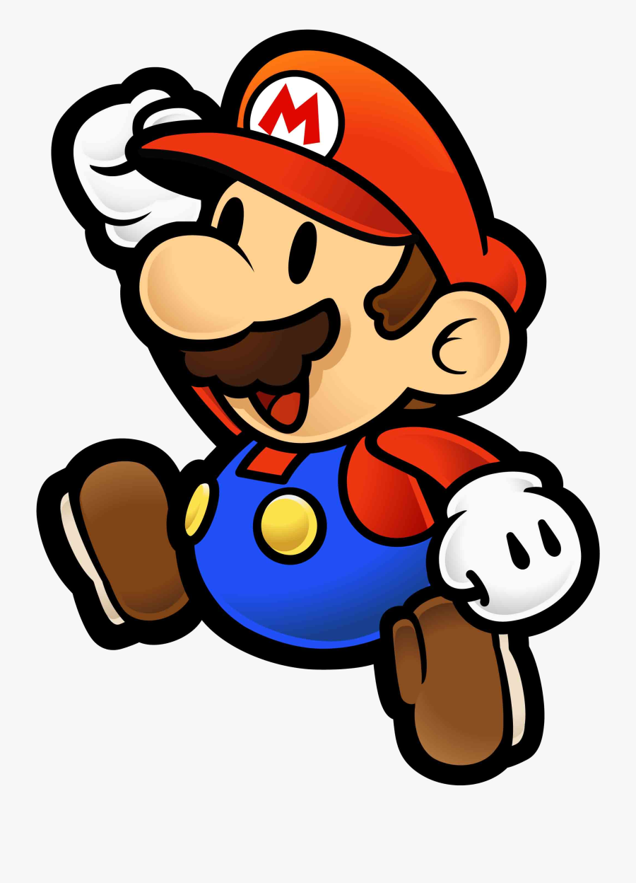 Mario Bros Clipart Free Best On Transparent Png - Paper Mario, Transparent Clipart