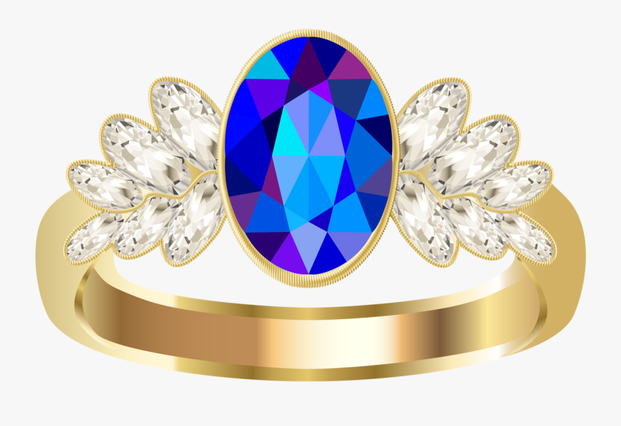 Transparent Sapphire Png - Precious Stones Ring, Transparent Clipart