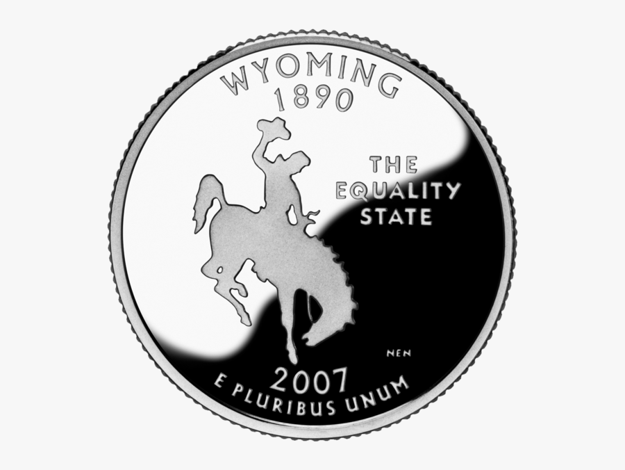 Wyoming State Quarter, Transparent Clipart