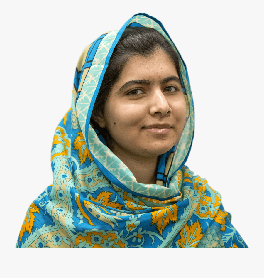 Malala Yousafzai Blue And Yellow Head Scarf Malala Yousafzai Png Free Transparent Clipart Clipartkey - light blue scarf transparent roblox