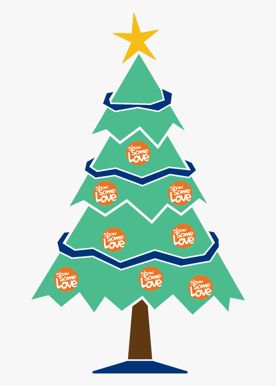 Transparent Merry Christmas Tree Clipart - Drawing For Merry Christmas Tree, Transparent Clipart