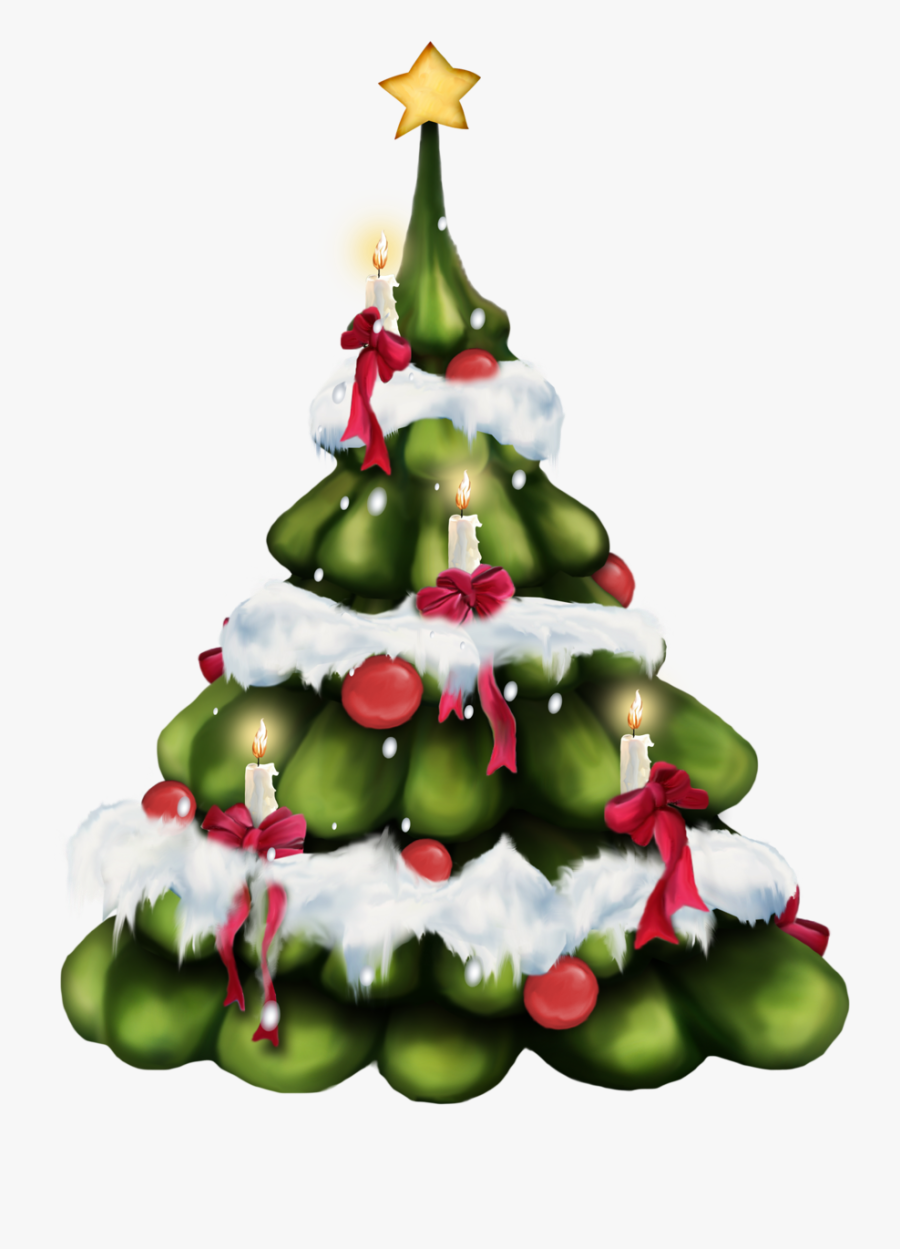 Xmas Tree, Christmas Tree With Presents, Merry Christmas - Новогодние Клипарты Пнг, Transparent Clipart