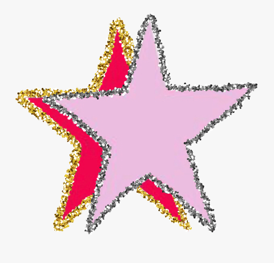 Vsco Glitter Stars, Transparent Clipart