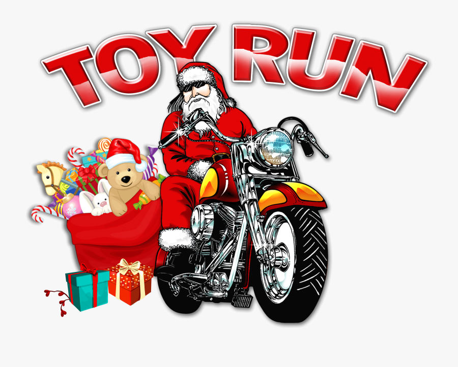 Santa Toy Run, Transparent Clipart