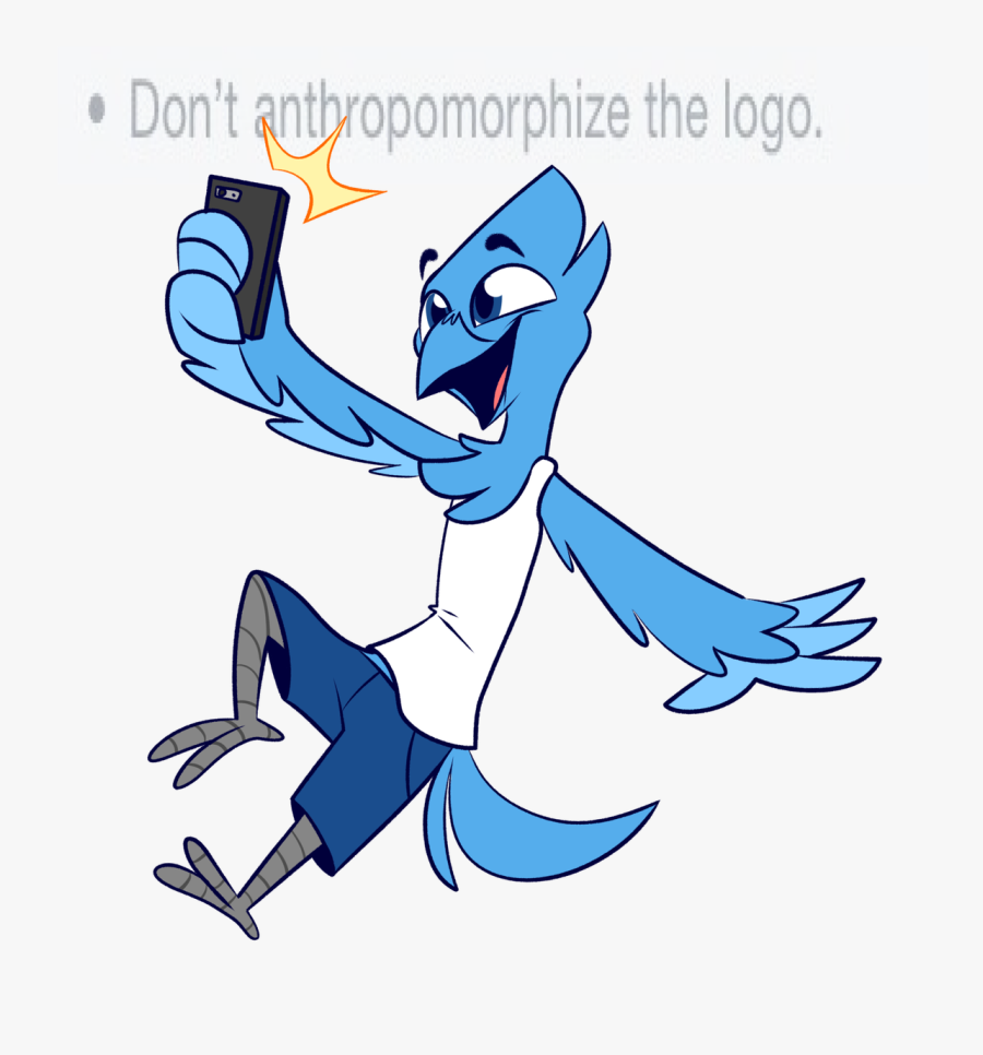Don"t Anthropomorphize The Logo Vertebrate Cartoon - Twitter Logo Anthro, Transparent Clipart