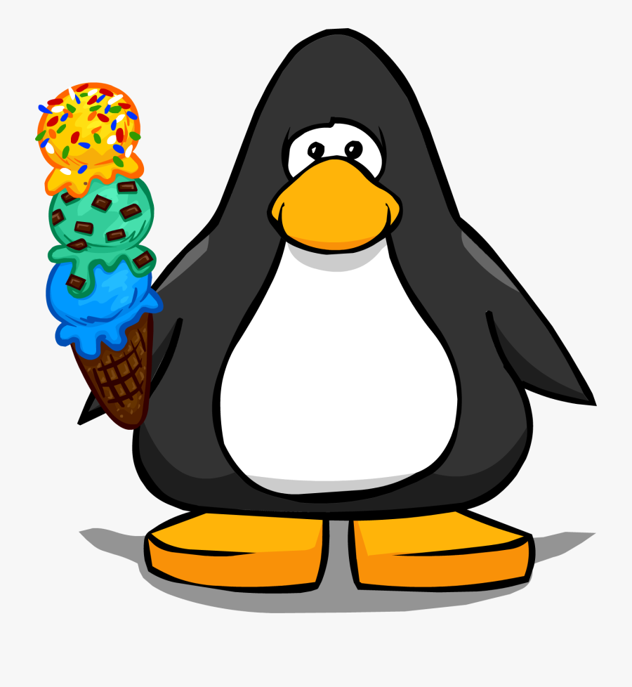 Image Cone Pc Png - Penguin With A Santa Hat, Transparent Clipart