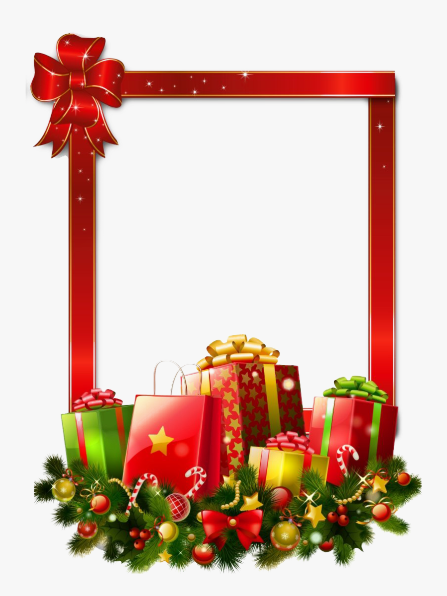 Square Christmas Frame Png Image - Transparent Background Christmas