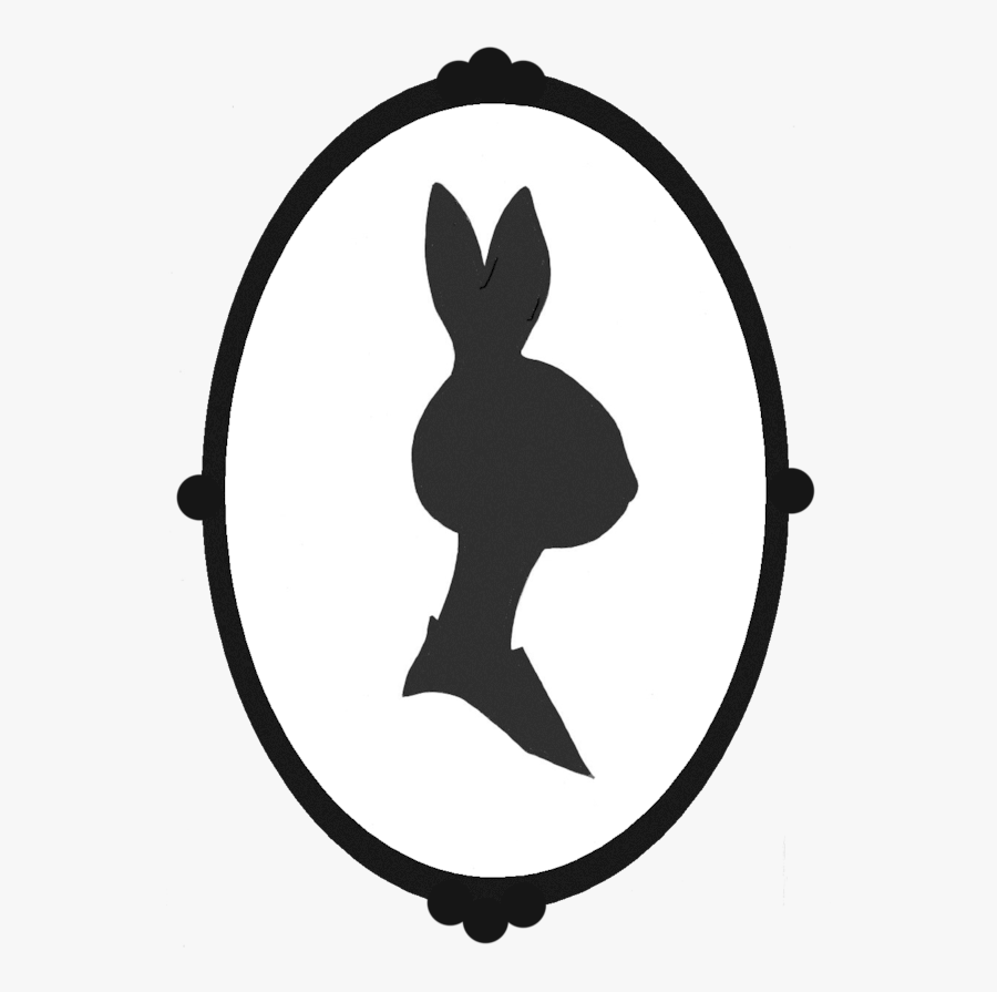 Trail Clipart Silhouette - Rabbit Silhouette Portrait, Transparent Clipart