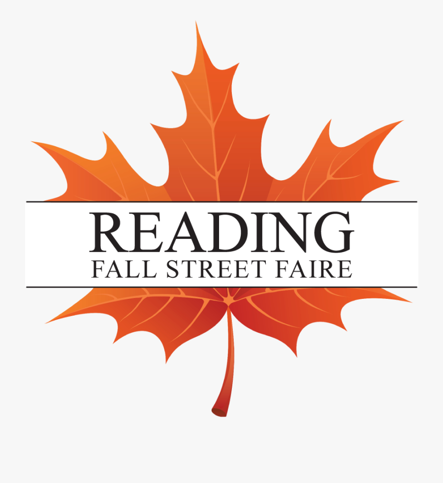 Reading Fall Street Faire - Cartoon Fall Leaf Png, Transparent Clipart