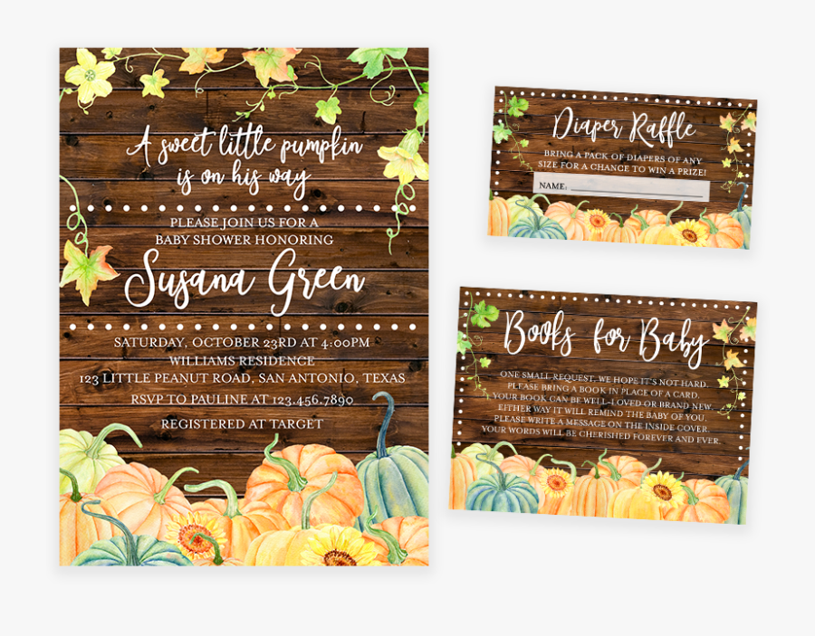 thanksgiving baby shower invitations