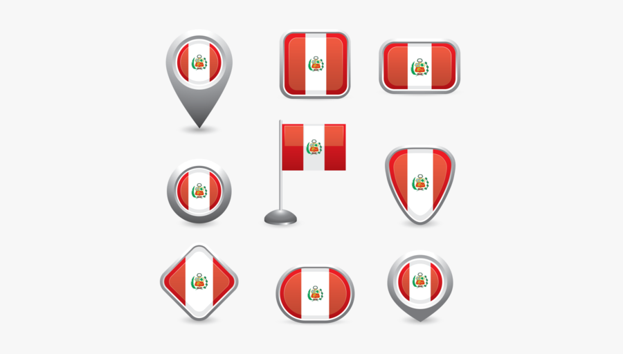 Bandera Peru Vectores Png, Transparent Clipart