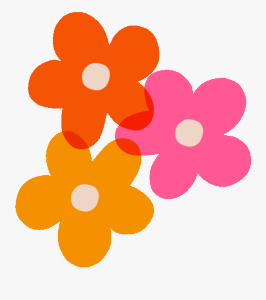 #vsco #rad #groovy #happy #summer #beach #sun #color - Groovy Flowers Animated Gif, Transparent Clipart
