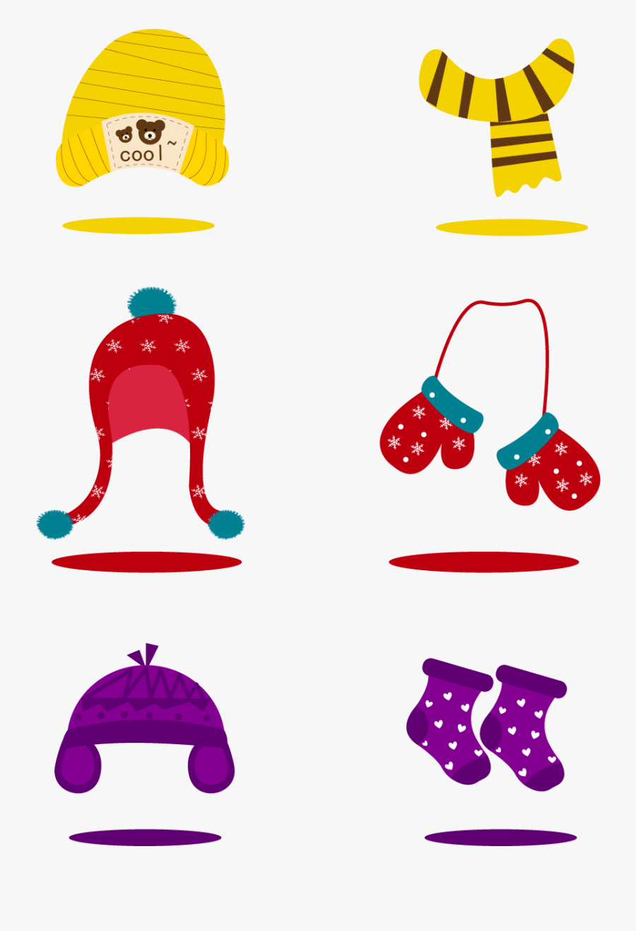 Warm Png -hat Scarf Gloves Socks Png And Vector Image,, Transparent Clipart