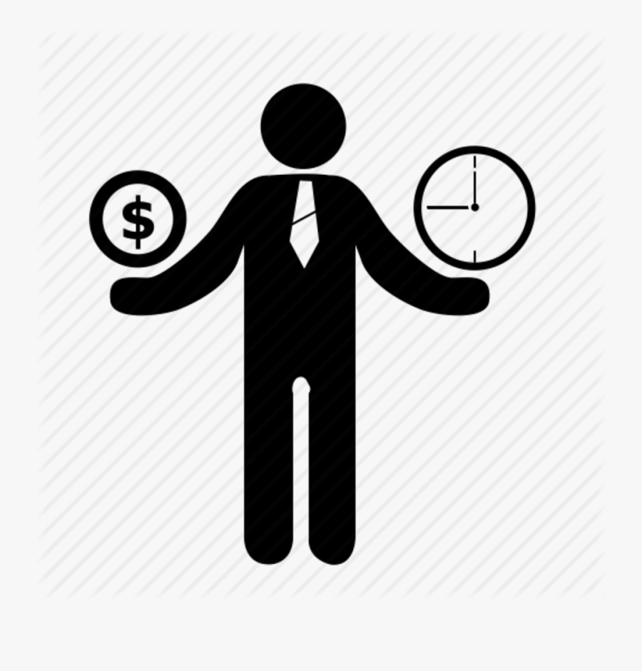 Automated Accounting Systems For Vacation Rental Managers - Money And Time Icon, Transparent Clipart